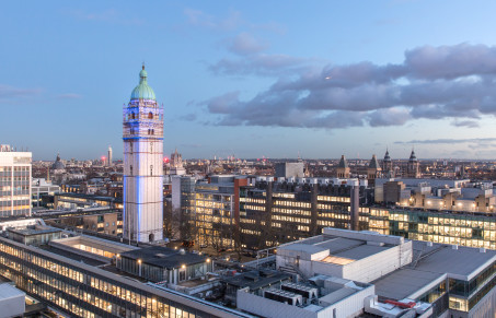 An image of queens tower, south kensington campus