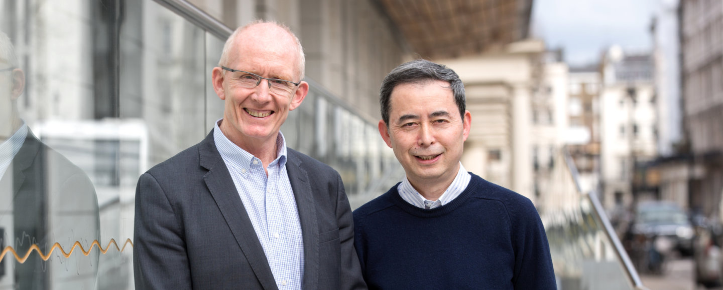 Professor Andrew Livingston and Professor Kang Li