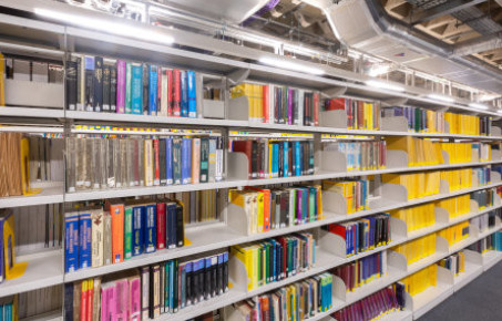 Central Library book shelves