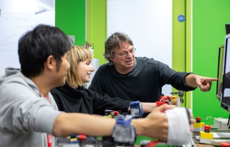 rehab robotics and students