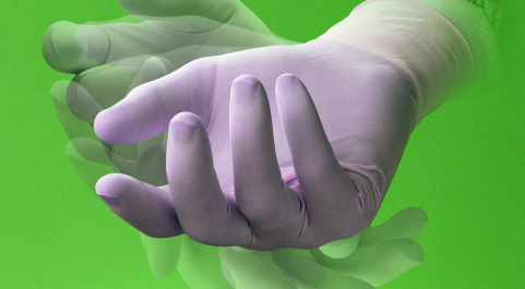 Eco green concept hand