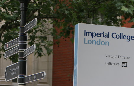 Imperial College sign posts