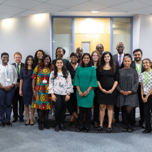 Photo of IMPACT 2019 graduates with their certificates