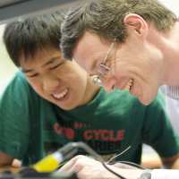 teaching in the first year lab