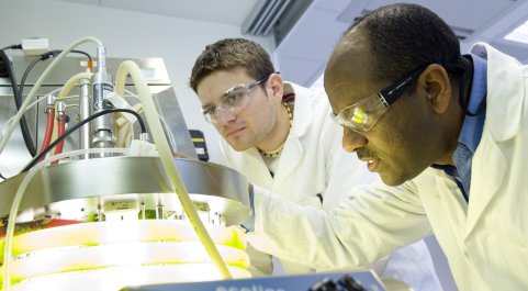 People in a science lab