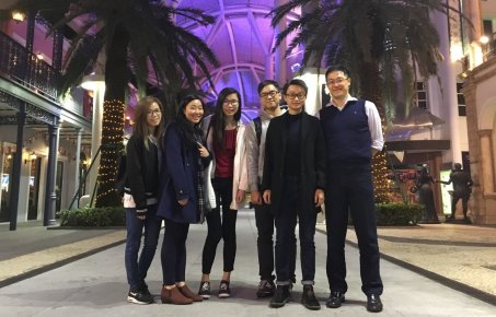 An alumni reunion group in Macau