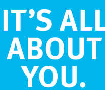 It's all about you.