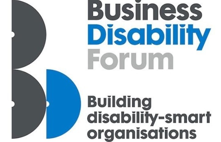 Business Disability Forum logo. Text reads Building disability-smart organisations