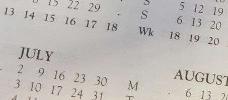 Calendar