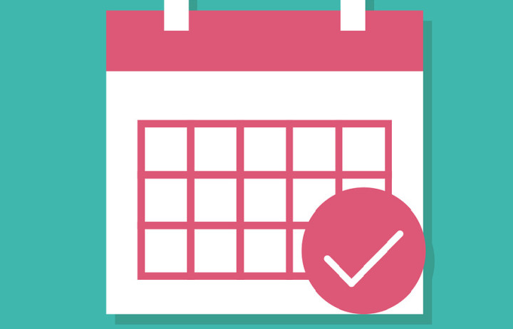 Simplified calendar icon