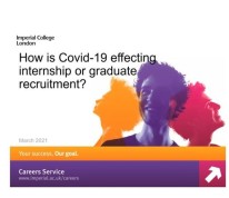 How is COVID-19 affecting internship or graduate recruitment
