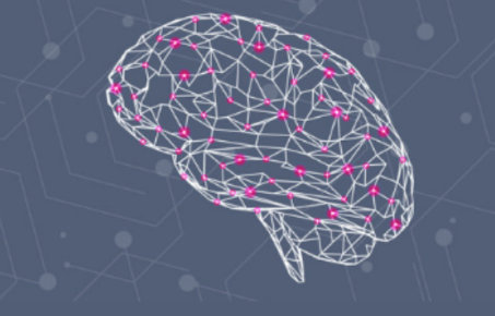 Graphic of brain connections