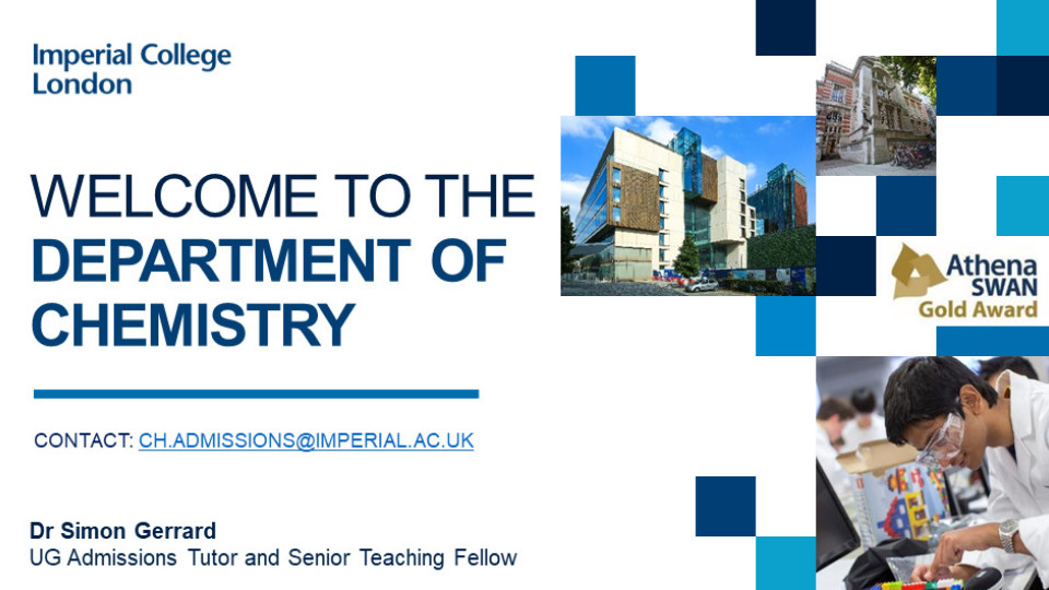 Admissions Talk title slide