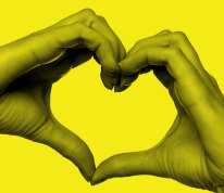 A heart silhouette 