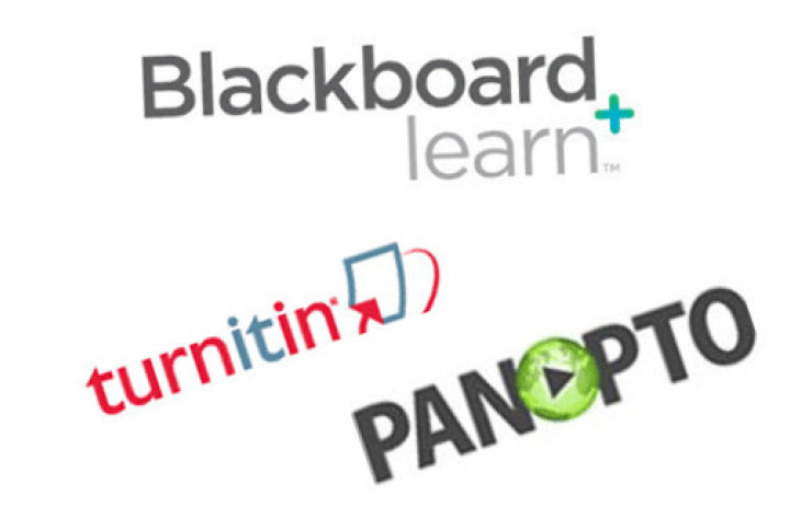 Panopo, Turnitin and Blackboard logos
