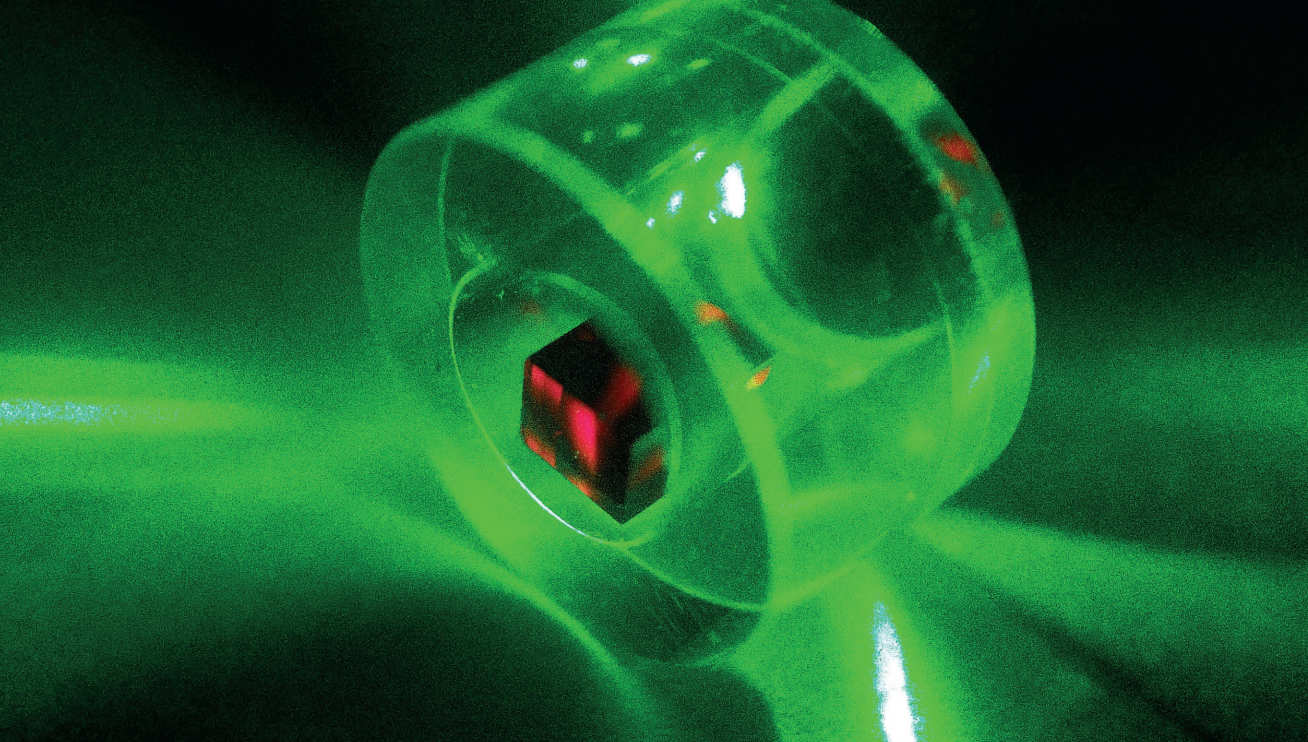 The world's first continuous room-temperature solid-state maser, published by Imperial and UCL in Nature in March 2018.The world's first continuous room-temperature solid-state maser, published by Imperial and UCL in Nature in March 2018.