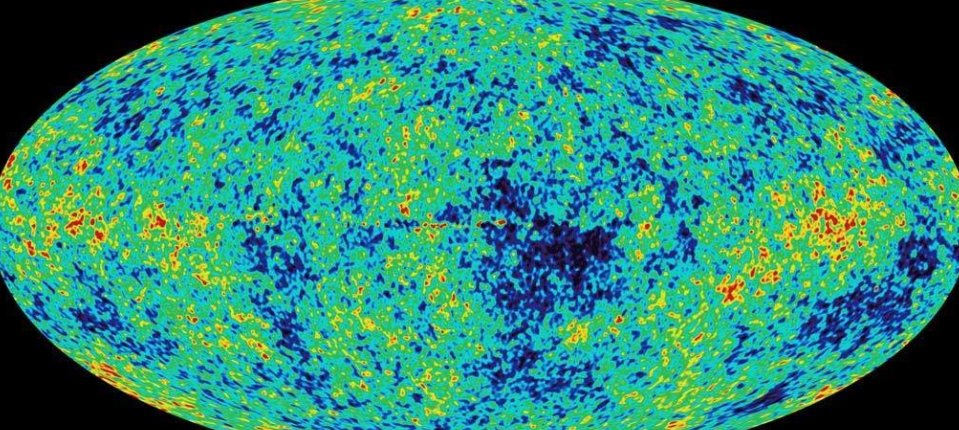 The end of the visible Universe: the relic radiation from the Big Bang (credit: NASA/WMAP)