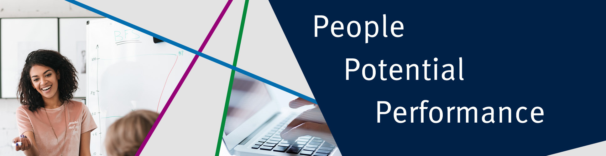 POD banner. text: people, potential, performance