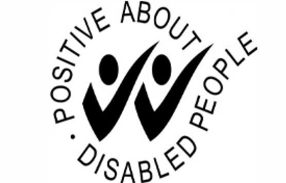 Positive about disabled people logo