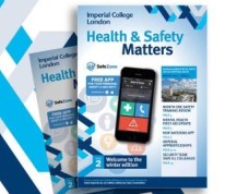 Front cover of 'Health & Safety Matters' newsletter