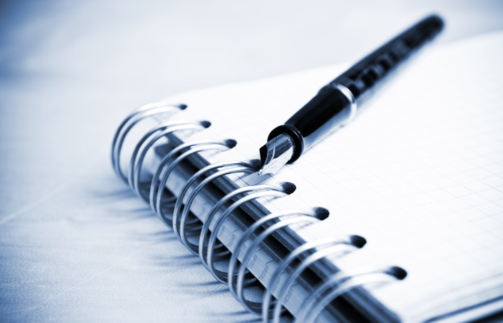 pen and note pad