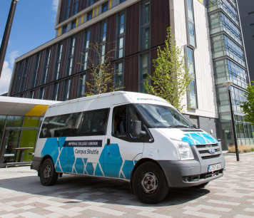 The College shuttle bus