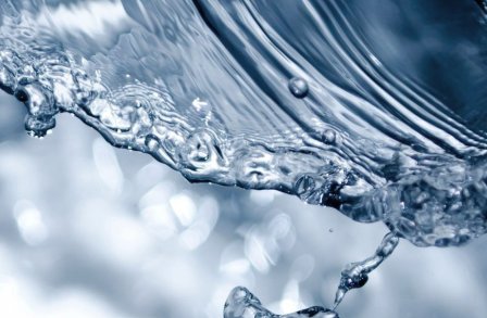 Close-up water splashing