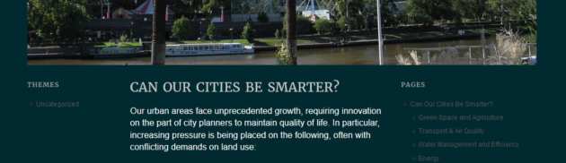 Sustainable Cities
