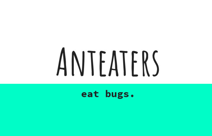 Anteaters