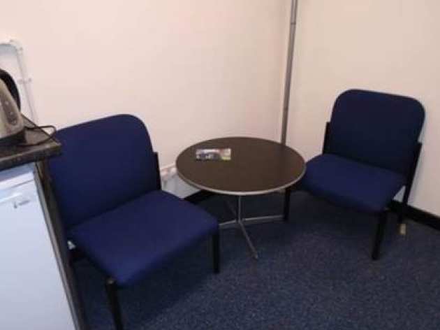 Two chairs and a table