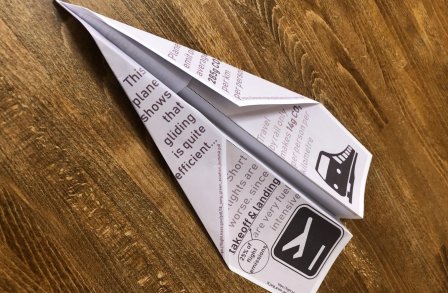 Aviation Information Paper Plane