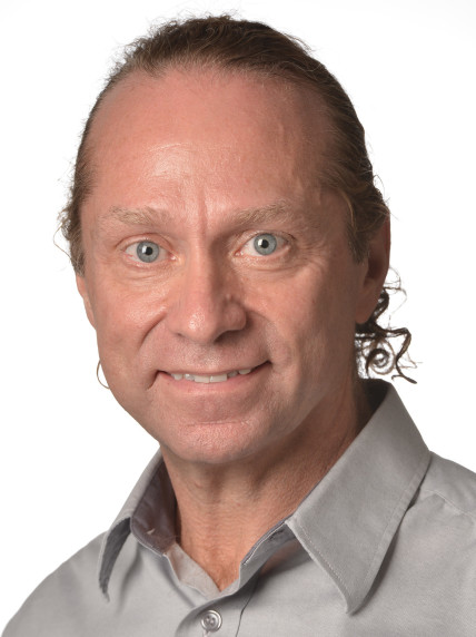 Man in a grey shirt