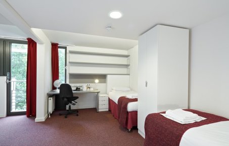 A twin room at Prince's Gardens